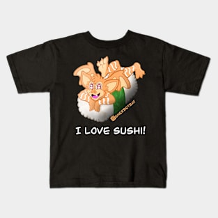 "I love Sushi" Sushi Bat Kids T-Shirt